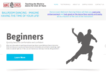 Tablet Screenshot of dancelovers.com